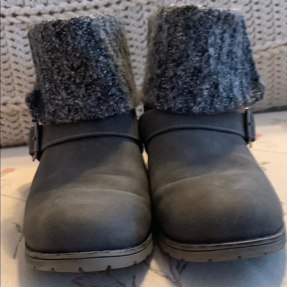 Gray Women's Ankle Boots